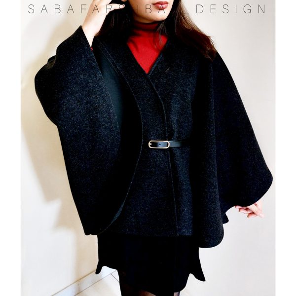 پالتو شنل فوتر وارداتی مزون صبا فرشباف | سفارشی و شیک