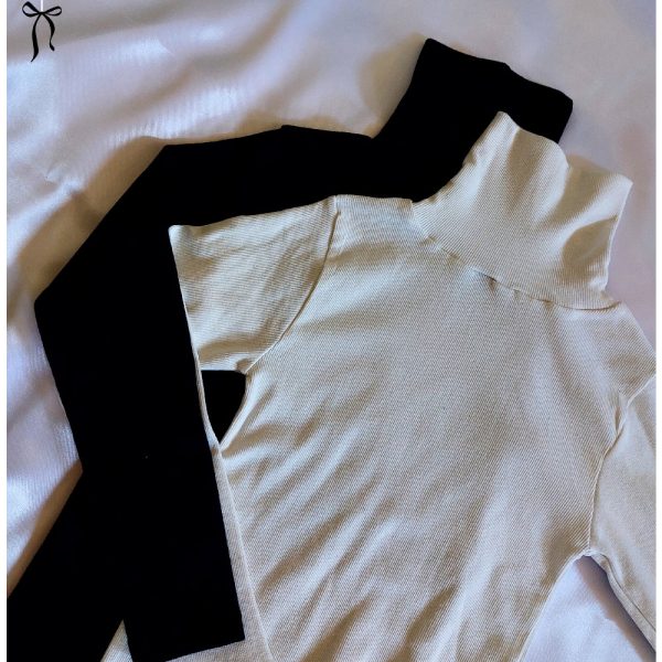 بلوز یقه اسکی پنبه کبریتی | گرم و فری‌سایز مزون صبا فرشباف ❄️